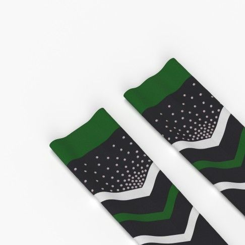 bulk cheerleading crew socks green 6