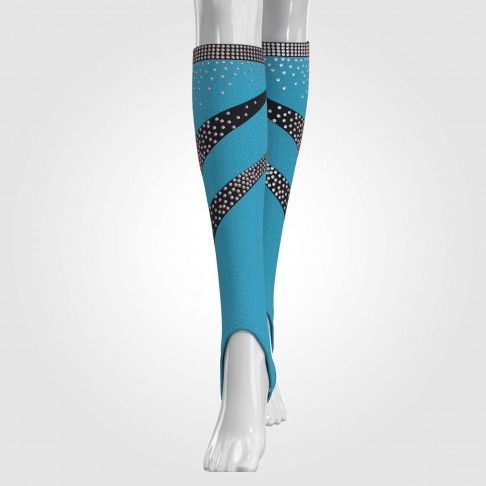 cheer uniform socks near me cyan 5